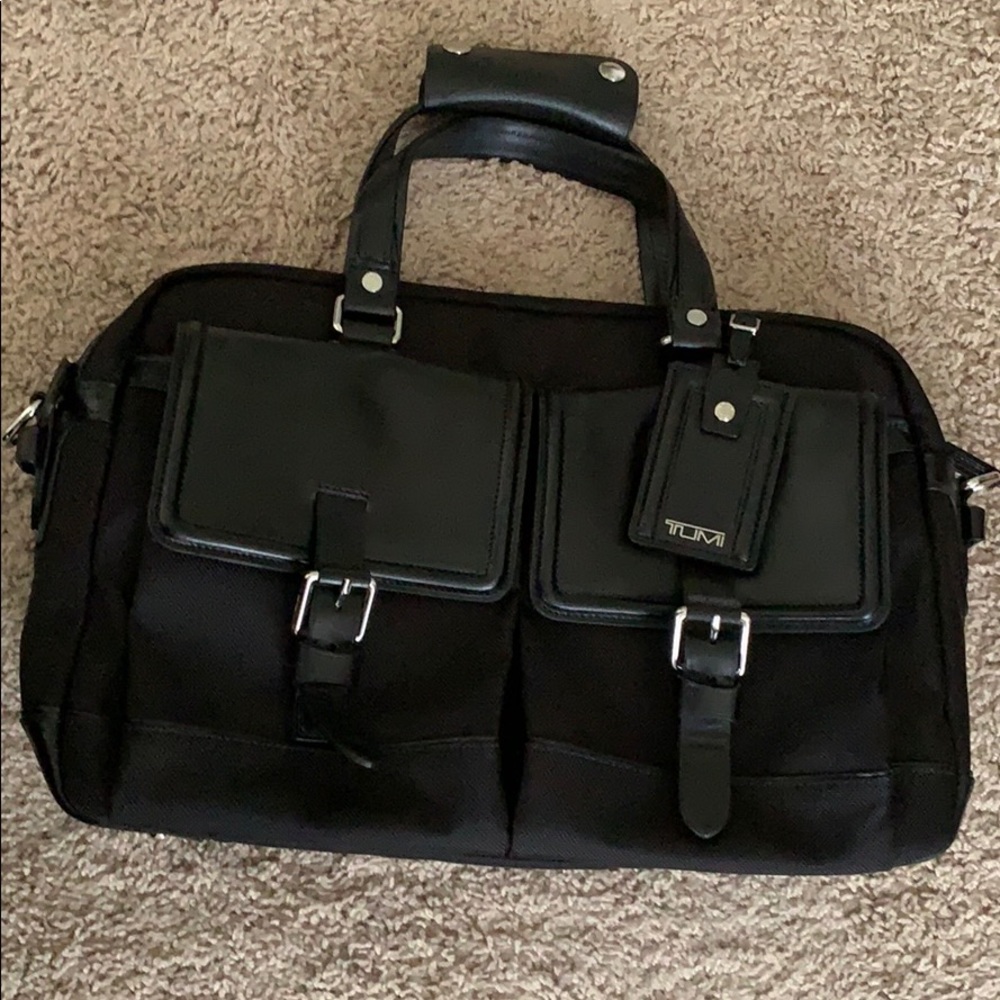 TUMI Alpha 3 Compact Laptop Briefcase